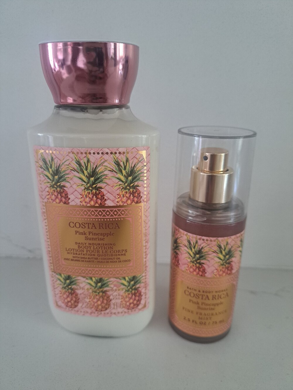 BBW Pink Pineapple sunrise bundle - New